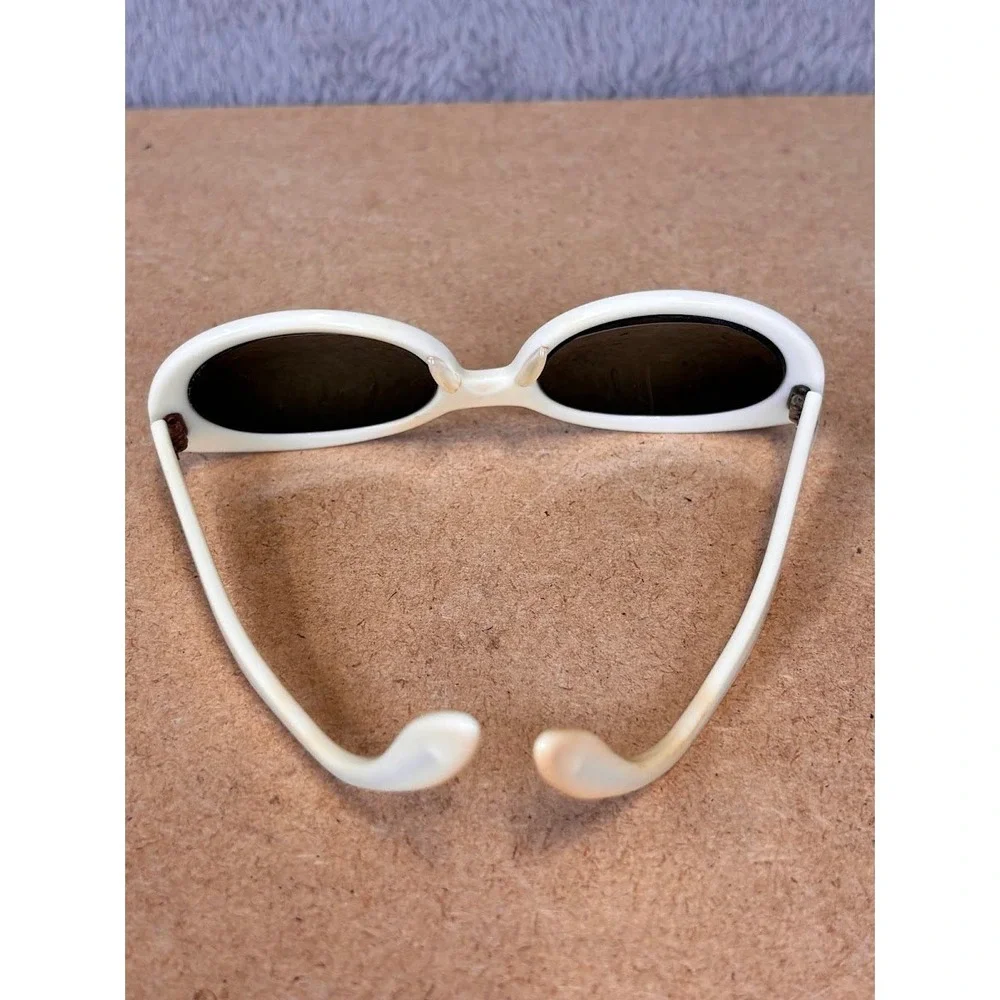 Rare‎ Vintage Ray-Ban B&L Bewitching Sunglasses Cream Mod 1960s Oval Frames Only